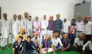आदर्श जाट महासभा की बैठक में युवा कार्यकारिणी गठित कर समाज के युवाओं को दिया संदेश