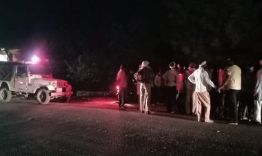 अज्ञात नकाबपोश बदमाशों ने युवक से की मारपीट: शोर मचाने पर बाइक छोड भागे बदमाश