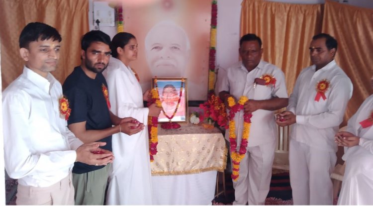 प्रजापिता ब्रह्मा कुमारी ईश्वरीय विश्वविद्यालय उपसेवा केंद्र वैर की ओर से मनाई गई मातेश्वरी जगदंबा सरस्वती की 57वी पुण्यतिथि