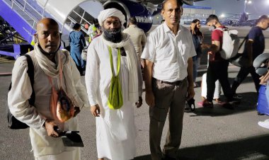 अमरनाथ यात्रा से सकुशल लौटे बाबा हरिबोल व शिवराम दास