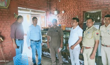 शुद्ध के लिए युद्ध अभियान के तहत संयुक्त दल की बहरोड़ में कार्यवाही