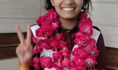 CBSE सीनियर सेकेंडरी बोर्ड में (वाणिज्य वर्ग ) 99.4% अंक प्राप्त कर पुर की मनस्वी दूत ने भीलवाड़ा का नाम किया रोशन