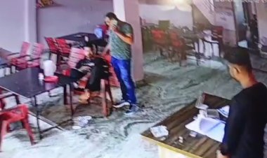 खाने के बाद पैसे मांगने पर पुलिस ने होटल मालिक के साथ की मारपीट