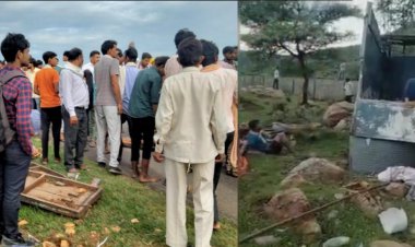 नारायणी माता कावड़ लेने जा रहे कांवडियों की पिकअप पलटी: एक की मौत 18 घायल