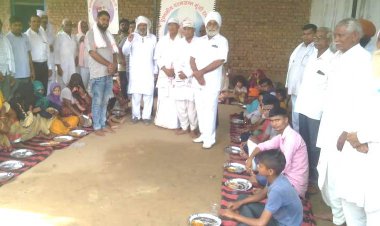 हाजिर नाजिर जिन्दा राम आश्रम पर संत्सग का आयोजन