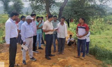 एसडीएम ने किया नरेगा कार्यों का औचक निरीक्षण: 8 नरेगाकर्मियों की हाजरी मिली फर्जी