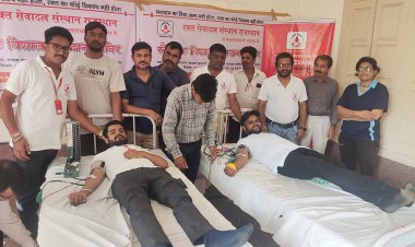 जिले के एकमात्र सरकारी ब्लड बैंक में रक्त की कमी: रक्तदाताओं ने 62 किया यूनिट रक्तदान