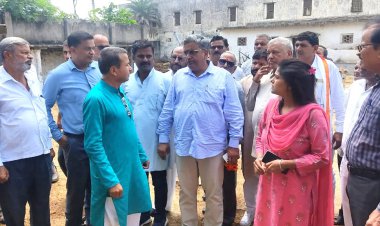 कृषि पशुपालन मंत्री लालचंद कटारिया ने शाहपुरा में गौशाला का किया निरीक्षण