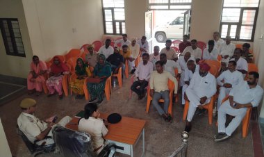 सीएलजी की मीटिंग का हुआ आयोजन: राष्ट्रीय ध्वज की गरिमा का पूरा ध्यान रखें - बिश्नोई