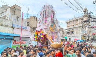 मोहर्रम के पर्व पर निकला ताज़िए का जुलूस: सुरक्षा के रहे पुख्ता इंतजाम