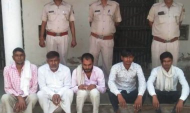 पीपलखेडा गांव मे महंत की गाय के पांच हत्यारे गिरफ्तार:  मुख्य आरोपी फरार