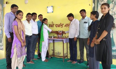 धरणीधर जयन्ती पर बालिकाओं ने लिया समाजसेवा का संकल्प