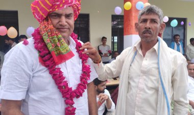 कैबिनेट मंत्री भजनलाल जाटव ने वैर विधानसभा में किया नवनिर्मित कक्षा-कक्षों का उद्घाटन:  विद्यालय परिसर में किया पौधारोपण