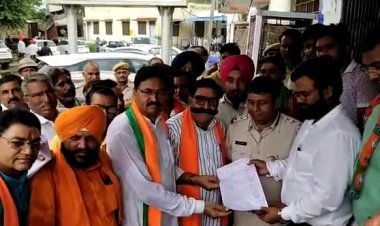 राजस्थान में कांग्रेस की दमनकारी नीतियों के खिलाफ भाजपा ने खोला मोर्चा: किया धरना प्रदर्शन