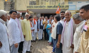 राजस्थान सरकार की दमनकारी नीतियों के खिलाफ कठूमर भाजपा कार्यकर्ताओं ने राजपाल के नाम सौंपा ज्ञापन