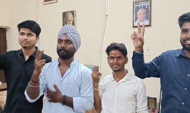 गोविंदगढ़ महाविद्यालय में छात्रसंघ चुनाव के परिणाम घोषित,अंकित गुर्जर बने अध्यक्ष