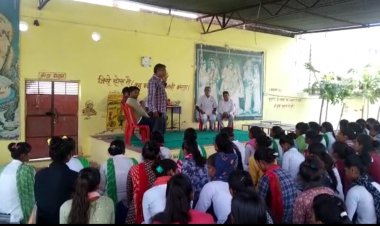 पीडी गर्ल्स कॉलेज में गणपति की पूजा-अर्चना: महाराष्ट्र के उद्योगपति विष्णु शर्मा रहे मुख्य अतिथि