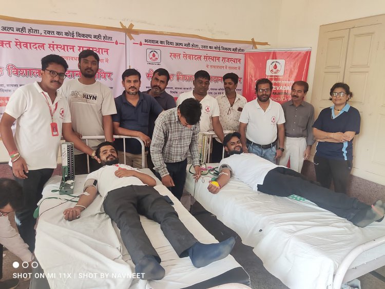 जिले के एकमात्र सरकारी ब्लड बैंक में रक्त की कमी: रक्तदाताओं ने 62 किया यूनिट रक्तदान