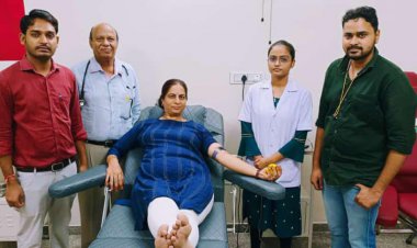 दुर्लभ रक्त दान कर बचाई मरीज की ‌जान
