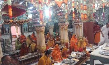 श्री चंद्रप्रभु दिगंबर जैन मंदिर रामगढ़ में 10 लक्षण पर्व के तीसरे दिन मनाया उत्तम आर्जव का पर्व