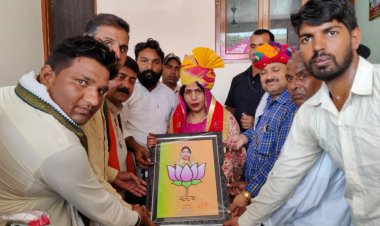 भरतपुर लोकसभा क्षेत्र से भाजपा सांसद रंजीता कोली के जन्मदिन की कठूमर क्षेत्रवासियों ने दी शुभकामनाएं