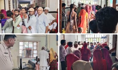 मौसमी बीमारियो बढ़े प्रकोप के कारण चिकित्सालय में बढ़े मरीज: भीड को नियंत्रित करने के लिए बुलानी पड़ी पुलिस