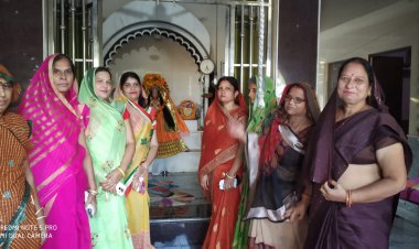 नवनिर्वाचित खंडेलवाल महिला मंडल का चामड़ मन्दिर पर हुआ सम्मान