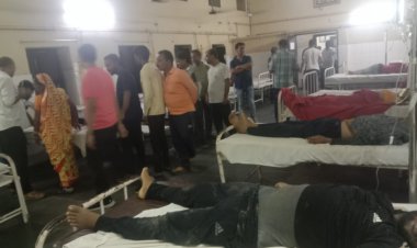 बोलेरो को ट्रेलर ने मारी टक्कर तीन की मौत दो बच्चों सहित पांच गम्भीर घायल, भीलवाड़ा रैफर