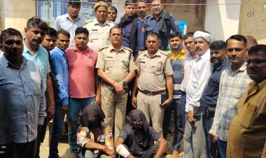 नगर के पेट्रोल पंप पर हुई लूट के मामले 2 आरोपी चढ़े पुलिस के हत्थे