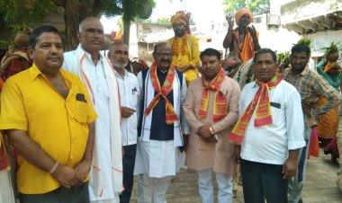 सिकराय के प्रमुख आस्था धाम हिंगलाज माता मंदिर में कलश यात्रा के साथ नवरात्र महोत्सव का हुआ शुभारंभ