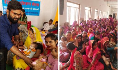 महिला एवं बाल विकास विभाग द्वारा रामगढ़ में पोषण मेले का किया गया आयोजन