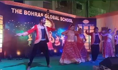 द बोहराज ग्लोबल स्कूल महुआ में संपन्न हुआ द-ग्रैंड-डांडिया-नाइट्स 2022