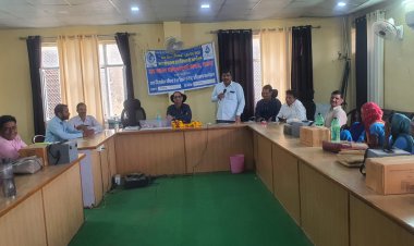 रामगढ़ पंचायत समिति सभागार में आयोजित हुआ एक दिवसीय जल जीवन मिशन के अंतर्गत जल गुणवत्ता परीक्षण शिविर