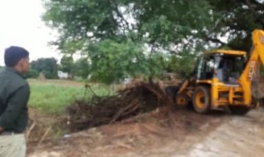 भुसावर में चला प्रशासन का पीला पंजा: सार्वजनिक स्थानों और कस्बे को जोड़ने वाली सड़को से हटाए अतिक्रमण,अतिक्रमियों को दी हिदायत