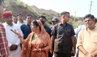 पुलिस व खनिज विभाग मे वैध-अवैध का फंसा पेच: अवैध खनन माफिया कब तक नेताओ के तलवे चाटोगे- रंजीता कोली