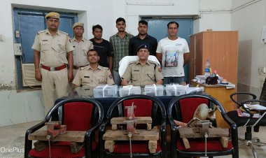 मूंगसका,दोलाबास के पहाड पर अवैध हथियार बनाने की दो फैक्ट्री पकडी, दर्जनो आरोपी फरार