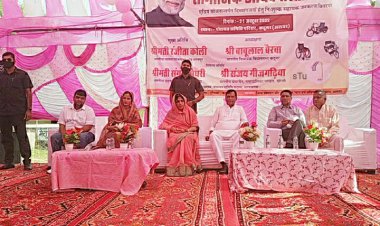 एडिप योजना में दिव्यांगों को निशुल्क सहायक उपकरण हुए वितरित