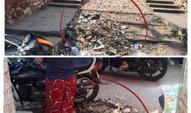 कस्बे में जगह जगह लगे कूडे करकट के ढेर : प्रशासन नहीं दे रहा ध्यान