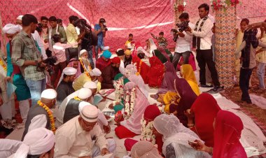 मुश्तरका शादी सम्मेलन में 11 जोड़े बने हमसफ़र: अगले साल होगा 386 रूपये में 71 जोड़ो का निकाह