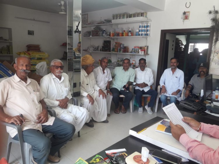 किसान संघर्ष समिति ने पाली में होने वाली जल वितरण कमेटी बैठक का बहिष्कार और अनिश्चित कालीन महापड़ाव का बैठक में किया ऐलान