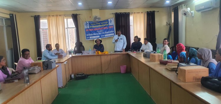 रामगढ़ पंचायत समिति सभागार में आयोजित हुआ एक दिवसीय जल जीवन मिशन के अंतर्गत जल गुणवत्ता परीक्षण शिविर