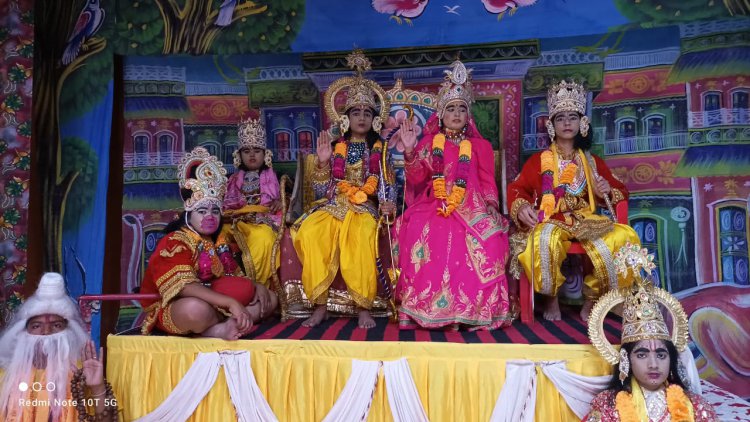 धार्मिक व सांस्कृतिक परंपराओ को जीवंत करती करवर की रामलीला:  गुरुवार को हुआ रामलीला मंचन का समापन