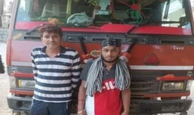 भुसावर पुलिस ने नाकाबंदी के दौरान पकड़ा तम्बाकू से भरा ट्रक: फर्जी बिल की आड़ में भरी खैनी, गोविन्दगढ़ निवासी गिरफ्तार