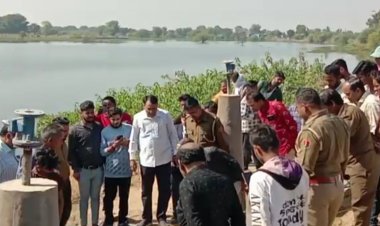 तालाब में तैरती हुई मिली लाश: मर्डर या सुसाइड जांच में जुटी पुलिस