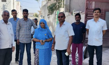 बोरावड़ के शास्त्री कॉलोनी में सड़क निर्माण शुरू: जिलाध्यक्ष मंजू सैनी के प्रयास लाए रंग