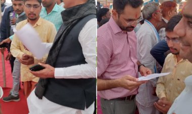 नियमितीकरण की मांग को लेकर कंप्यूटर अनुदेशकों ने मुख्यमंत्री के नाम सौंपा ज्ञापन