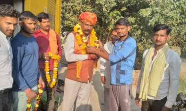 सैनी समाज के युवाओं ने किया निर्मल सुरा का भव्य स्वागत