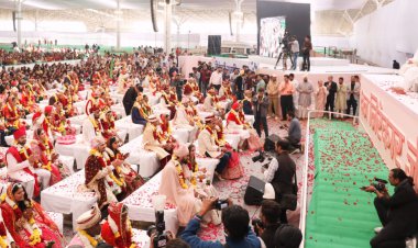 संत निरंकारी मिशन द्वारा सामूहिक विवाह का आयोजन 54 युगल परिणय सूत्र में बंधे