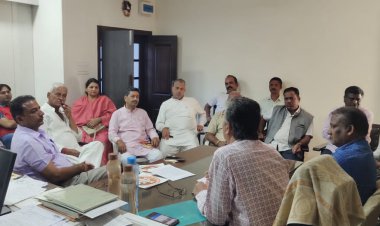 जनआक्रोश की रैली की सफलता को लेकर भाजपा की बैठक हुई आयोजित