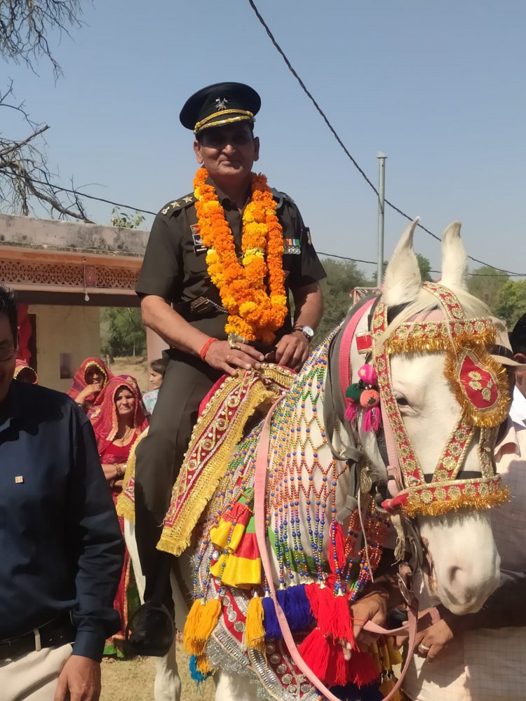 भारतीय सेना में 30 वर्ष की गौरवमय सेवा पूर्ण कर कैप्टन भंवर सिंह गिल हुए सेवानिवृत्त